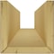 Ekena Millwork 3-Sided (U-beam) Rough Cedar Endurathane Faux Wood Ceiling Beam, Premium Mahogany, 4"W x 8"H  x 14'L BMRC3C0040X080X168ZM - alternate 6